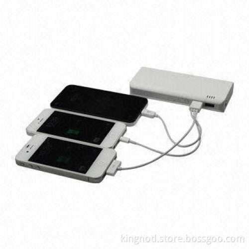 11,000mAh Capacity, Portable Power Banks for iPhone and iPad, with LED Flashlight, 136 x 58 x 21mm